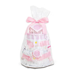 Pink Diaper Cake Gift Tower