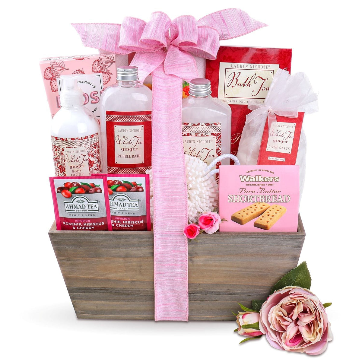 Tea & Tranquility Spa Gift Basket