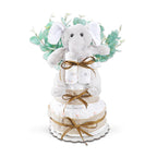Wild About Baby Two-Tier Diaper Cake Gift Basket