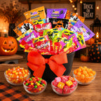 Spooky Cauldron of Halloween Treats Gift Basket