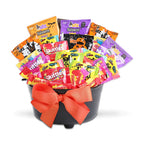 Spooky Cauldron of Halloween Treats Gift Basket